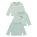 LUPILU® Detské tričká s dlhým rukávom pre bábätká, 3 kusy