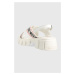 Sandále Love Moschino dámske, biela farba, na platforme, JA16186G0GIX210A