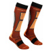 Ortovox Ski Rock 'N' Wool Long M Clay Orange Lyžiarske ponožky