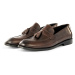 Pánske klasické topánky Ducavelli Quaste z pravej kože, mokasíny klasické topánky, mokasíny.