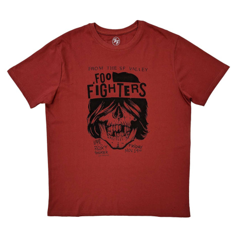Foo Fighters tričko SF Valley Červená