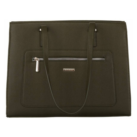 DAVID JONES KHAKI ELEGANTNÁ SHOPPER KABELKA CH21081