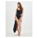 Calvin Klein Women's One-piece Swimsuit, Headband and Towel Set in Black Ca - Women