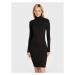 Calvin Klein Úpletové šaty K20K204599 Čierna Slim Fit