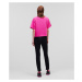 Tričko Karl Lagerfeld Logo Tape T-Shirt Ružová