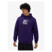 Dark purple men's hooded sweatshirt VANS Saturn Po - Men