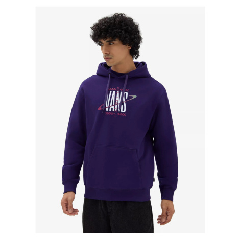 Dark purple men's hooded sweatshirt VANS Saturn Po - Men