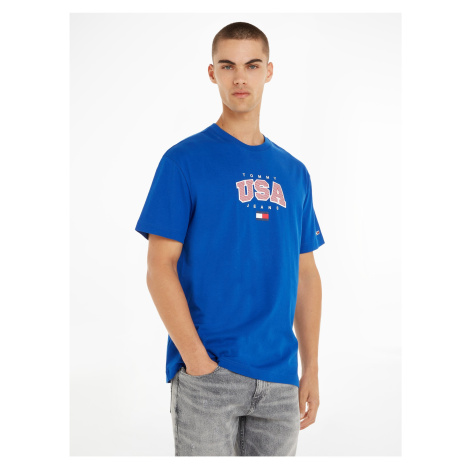 Blue Men's T-Shirt Tommy Jeans Modern Sport - Men Tommy Hilfiger