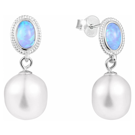 Dámske visiace náušnice JwL Luxury Pearls
