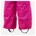 Detské lyžiarske nohavice 100 nepremokavé ružové