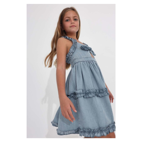 Dievčenské šaty Mayoral mini, rovný strih