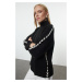 Trendyol Black Stand Collar Knitwear Sweater