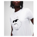 Tričko Karl Lagerfeld Ikonik 2.0 Choupette T-Shirt Biela