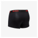 Hugo Boss Logo-Waistband Stretch Trunks 3-Pack Black