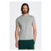 TRIČKO GANT SLIM SHIELD SS T-SHIRT GREY MELANGE