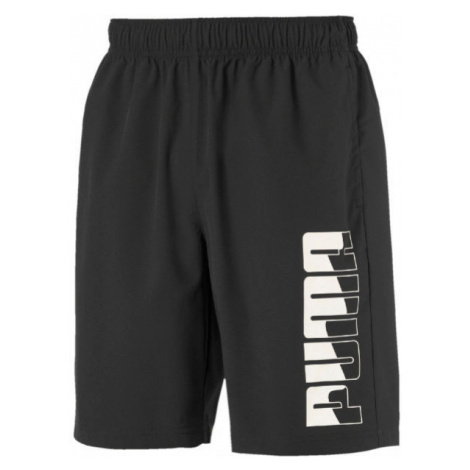 Puma Pánske športové šortky Pánske športové šortky, čierna, veľkosť