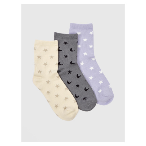 GAP Kids patterned socks, 3 pairs - Girls