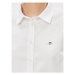 Gant Košeľa Slim Stretch Oxford 4300141 Biela Slim Fit