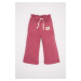 DEFACTO Baby Girl Woven Label Elastic Waist Pocket Sweatpants