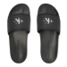 Calvin Klein Jeans Šľapky Slide Institutional Metallic YM0YM01018 Čierna