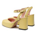 Simple Sandále SL-39-01-000021 Žltá