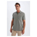 DEFACTO Regular Fit Short Sleeve Pique Polo Shirt