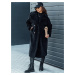 Women&#039;s winter coat LUXERII long fur black Dstreet