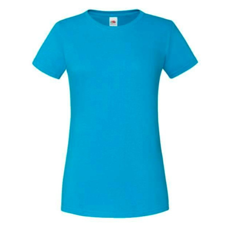 Blue Iconic women's t-shirt in combed cotton Fruit of the Loom