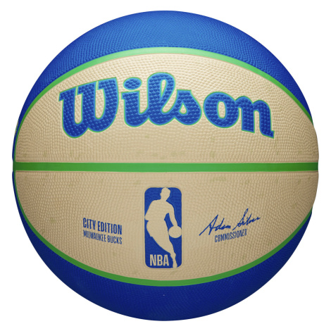 Wilson 2023 NBA Team City Edition Milwaukee Bucks Size - Unisex - Lopta Wilson - Viacfarebné - W