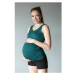 Zelený top pre tehotné a dojčiace ženy