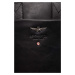 Kožený ruksak Aeronautica Militare pánsky, čierna farba, veľký, jednofarebný