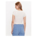 BDG Urban Outfitters Tričko BDG AIMEE POINTELLE TOP 76468321 Biela Slim Fit