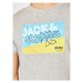 Jack&Jones Tričko Azure 12189032 Sivá Regular Fit