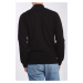 SVETER GANT COTTON PIQUE HALF ZIP BLACK