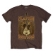 Eric Clapton tričko Tour 2008 Hnedá
