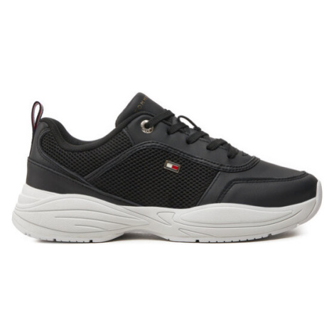 Tommy Hilfiger Sneakersy Chunky Runner FW0FW07818 Čierna