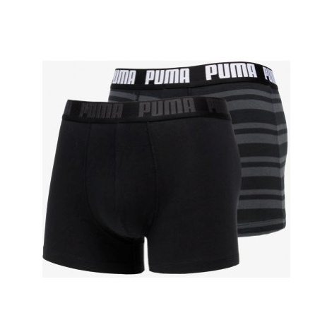 Puma Heritage Stripe Boxer 2P Farba: čierna