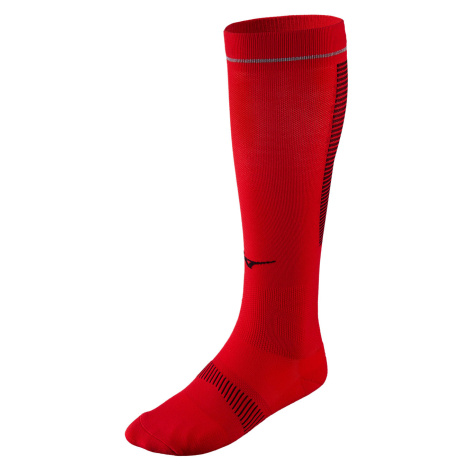 MIZUNO Dosp.bežecké ponožky Compression Farba: červená