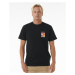 Rip Curl SURF REVIVAL LINED UP TEE Black T-shirt