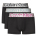 Pánske boxerky CALVIN KLEIN 3 PACK-LOW RISE TRUNK-B- ARONA, ASHF GRY, ULTRA PINK LGS