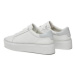 Calvin Klein Sneakersy Flatform C Lace Up - Mono Mix HW0HW01870 Biela