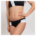 Plavky Calvin Klein Cheeky Hipster - Slip Black/ White