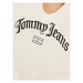 Tommy Jeans Sveter Grunge DW0DW16530 Écru Oversize