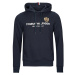 Tommy Hilfiger  ICON STACK CREST  HOODY  Mikiny Námornícka modrá