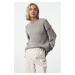 Trendyol Mink More Sustainable Wide Pattern Basic Knitted Sweater