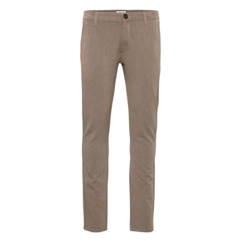 Solid Chino nohavice 21200141 Béžová Slim Fit