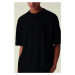 Tričko La Martina Man T-Shirt Cotton Jersey Short Sleeve Čierna