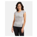 Women's cotton T-shirt Kilpi LOS-W Light grey