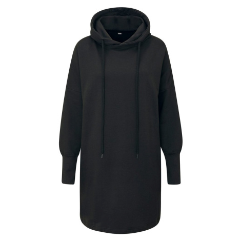 Mantis Mikinové šaty s kapucňou - Čierna