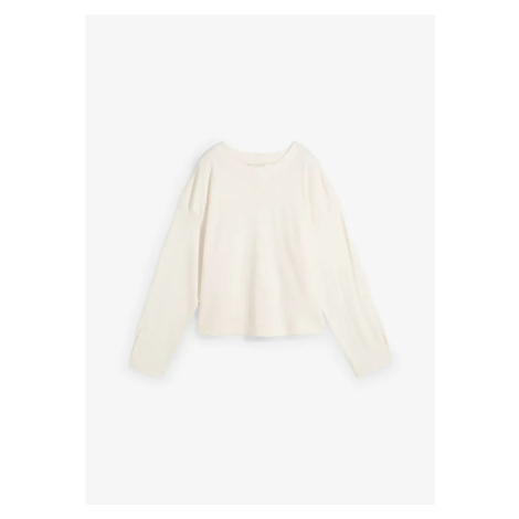 Tričko s dlhým rukávom z čistej bavlny bonprix